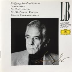 Mozart - Leonard Bernstein Symphonien No. 35 Haffner / No. 38 Prague Фирменный CD Mozart - Leonard Bernstein Symphonien No. 35 Haffner / No. 38 Prague Фирменный CD