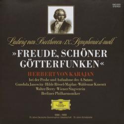 BEETHOVEN IX. Symphonie D-Moll »Freude, Schöner Götterfunken« (Herbert Von Karajan Bei Der Probe Und Aufnahme Des 4. Satzes) Виниловая пластинка 