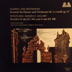 BEETHOVEN   MOZART Konzert Für Klavier Und Orchester Nr. 3 C-moll Op. 37 / Rondos D-dur KV 382 Und A-dur KV 386 Виниловая пластинка 