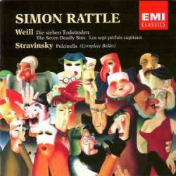 STRAVINSKY Die Sieben Todsünden = The Seven Deadly Sins = Les Sept Péchés Capitaux . Pulcinella (Complete Ballet ) Фирменный CD 