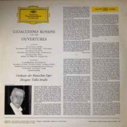 ROSSINI OUVERTURES Виниловая пластинка 