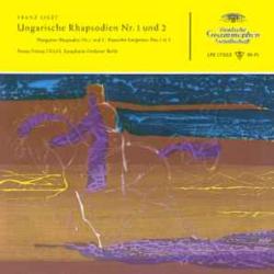 LISZT UNGARISCHE RHAPSODIEN NR. 1 UND 2 Виниловая пластинка 