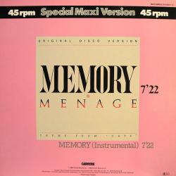 MENAGE MEMORY Виниловая пластинка 