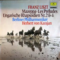 LISZT Mazeppa - Les Preludes - Ungarische Rhapsodien Nr.2 & 4 Виниловая пластинка 