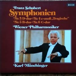 SCHUBERT Symphonien Nr. 3 D-dur. Nr. 4 C-moll "Tragische"Nr. 5 B-dur. Nr. 6 C-dur Виниловая пластинка 
