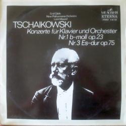 TSCHAIKOWSKI Konzerte Für Klavier Und Orchester Nr. 1 B-moll Op. 23, Nr. 3 Es-dur Op. 75 Виниловая пластинка 