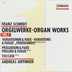 SCHMIDT Variationen & Fuge / Präludium & Fuge / Toccata Фирменный CD 