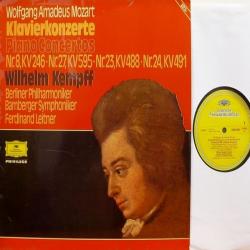 MOZART Klavierkonzerte Nr. 8 C-Dur, Nr. 27 B-Dur, Nr. 23 A-Dur and Nr. 24 C-Moll Виниловая пластинка 