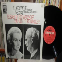ELISABETH SCHWARZKOPF HUGO WOLF RECITAL Виниловая пластинка 