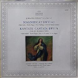BACH Magnificat BWV 243 / Kantate • Cantata BWV 78 Виниловая пластинка 