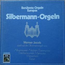 WERNER JACOB Silbermann-Orgeln - Berühmte Orgeln Europas LP-BOX 