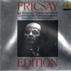 FERENC FRICSAY   STRAWINSKY   KODALY Psalmen-Symphonie / Paslmus Hungaricus Виниловая пластинка 