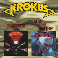 KROKUS Headhunter / Alive And Screamin' Фирменный CD 