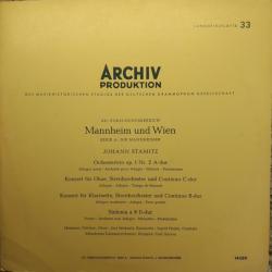 STAMITZ Orchestertrio Op. 1 Nr. 2 A-dur / Konzert Für Oboe, Streichorchester Und Continuo C-dur / Konzert Für Klarinette, Streichorchester Und Continuo B-dur / Sinfonia À 8 D-dur (4 Orchesterwerke) Виниловая пластинка 