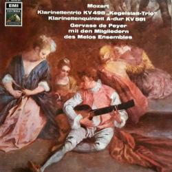 MOZART   GERVASE DE PEYER Trio In E Flat Major, K.498 / Quintet In A Major, K.581 Виниловая пластинка 