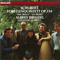 Schubert, Cleveland Quartet, Alfred Brendel Forellenquintett Op. 114 "The Trout" "La Truite" Фирменный CD 