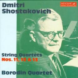 Dmitri Shostakovich - Borodin Quartet String Quartets Nos. 11, 12 & 13 Фирменный CD 