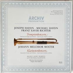 HAYDN   RICHTER   MOLTER Trompetenkonzerte / Klarinettenkonzert Виниловая пластинка 