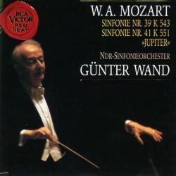 Mozart - Günter Wand Sinfonie Nr. 39 K 543 / Sinfonie Nr. 41 K 551 "Jupiter" Фирменный CD 