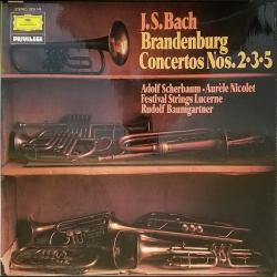 BACH   RUDOLF BAUMGARTNER Brandenburg Concertos Nos. 2 • 3 • 5 Виниловая пластинка 