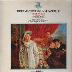 PERGOLESI   CECERE   GIULIANO   ANEDDA   CLAUDIO SIMONE Drei Mandolinenkonzerte Виниловая пластинка 