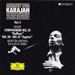 KARAJAN - MOZART Symphonien No. 35 "Haffner" · No. 40 · No. 41 "Jupiter" Фирменный CD 