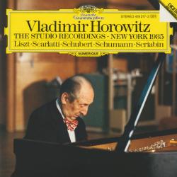 VLADIMIR HOROWITZ The Studio Recordings - New York 1985: Liszt · Scarlatti · Schubert · Schumann · Scriabin Фирменный CD 