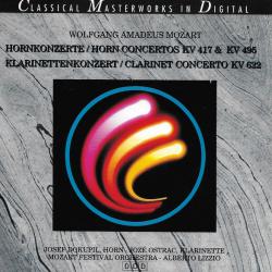 MOZART Hornkonzerte = Horn Concertos KV 417 & KV 495 Klarinettenkonzert = Clarinet Concerto KV 622 Фирменный CD 