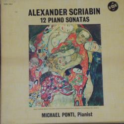 SCRIABIN   MICHAEL PONTI 12 PIANO SONATAS LP-BOX 