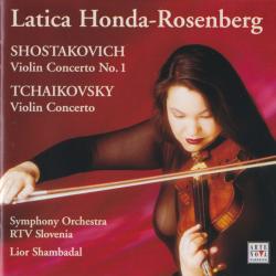 Shostakovich / Tchaikovsky - Latica Honda-Rosenberg Violin Concertos Фирменный CD 